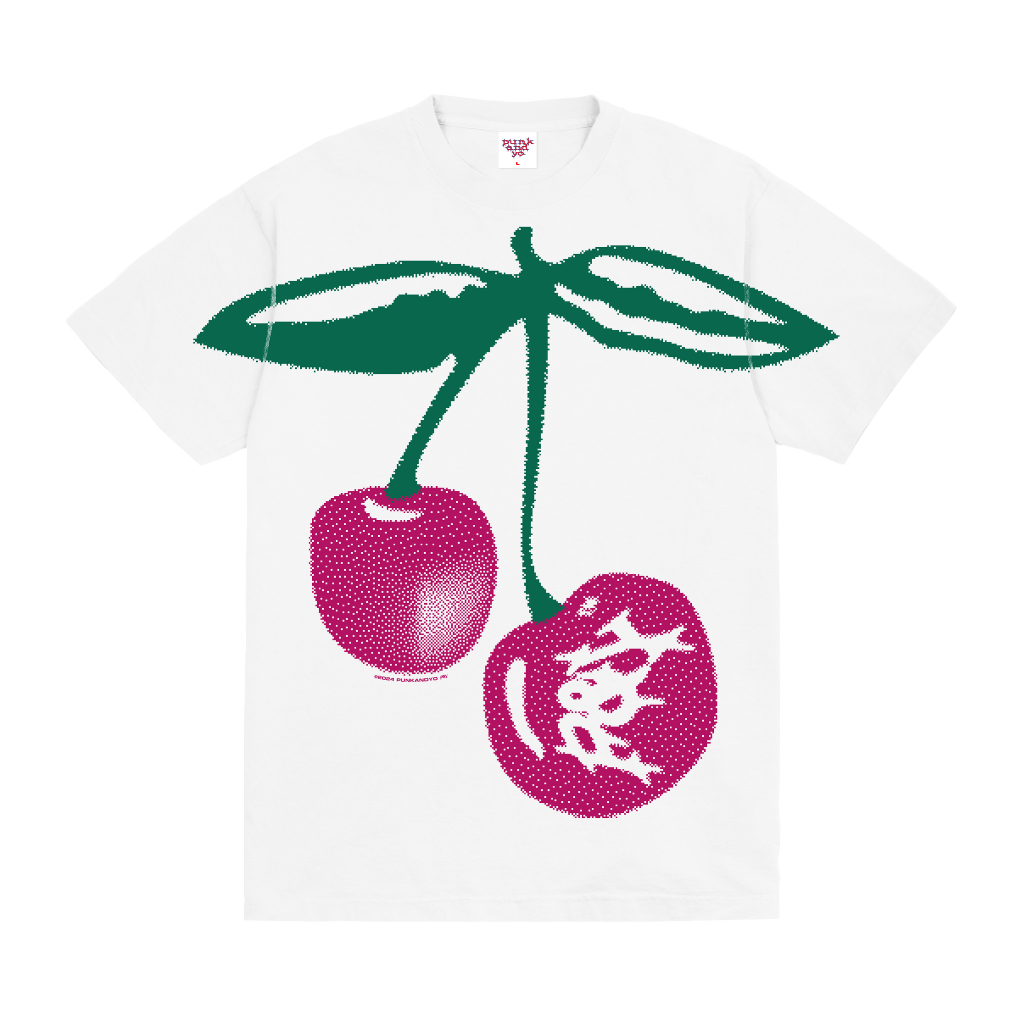 CHERRY SHIRT WHITE – PUNKANDYO CHERRY SHIRT WHITE – PUNKANDYO