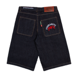 CURVE DENIM SHORTS INDIGO