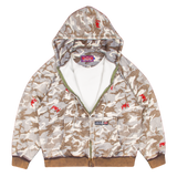 WHITE CAMO RAGLAN HOODIE