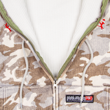 WHITE CAMO RAGLAN HOODIE