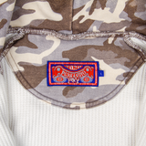 WHITE CAMO RAGLAN HOODIE