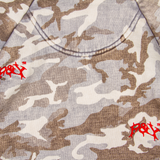 WHITE CAMO RAGLAN HOODIE