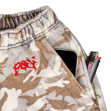 WHITE CAMO SWEATS