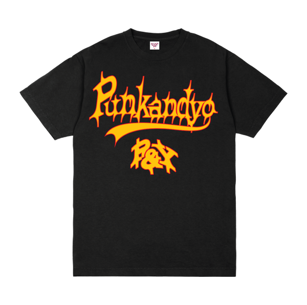 VARSITY SCRIPT T-SHIRT BLACK – PUNKANDYO