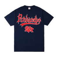 punkandyo Tシャツ VARSITY SCRIPT T-SHIRT NAVY – PUNKANDYO