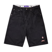 BLACK CHINO SHORTS