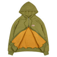 1960 THERMAL LINED ZIP HOODIE GREEN – PUNKANDYO