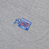 P&Y ZIP HOODIE GREY/RED
