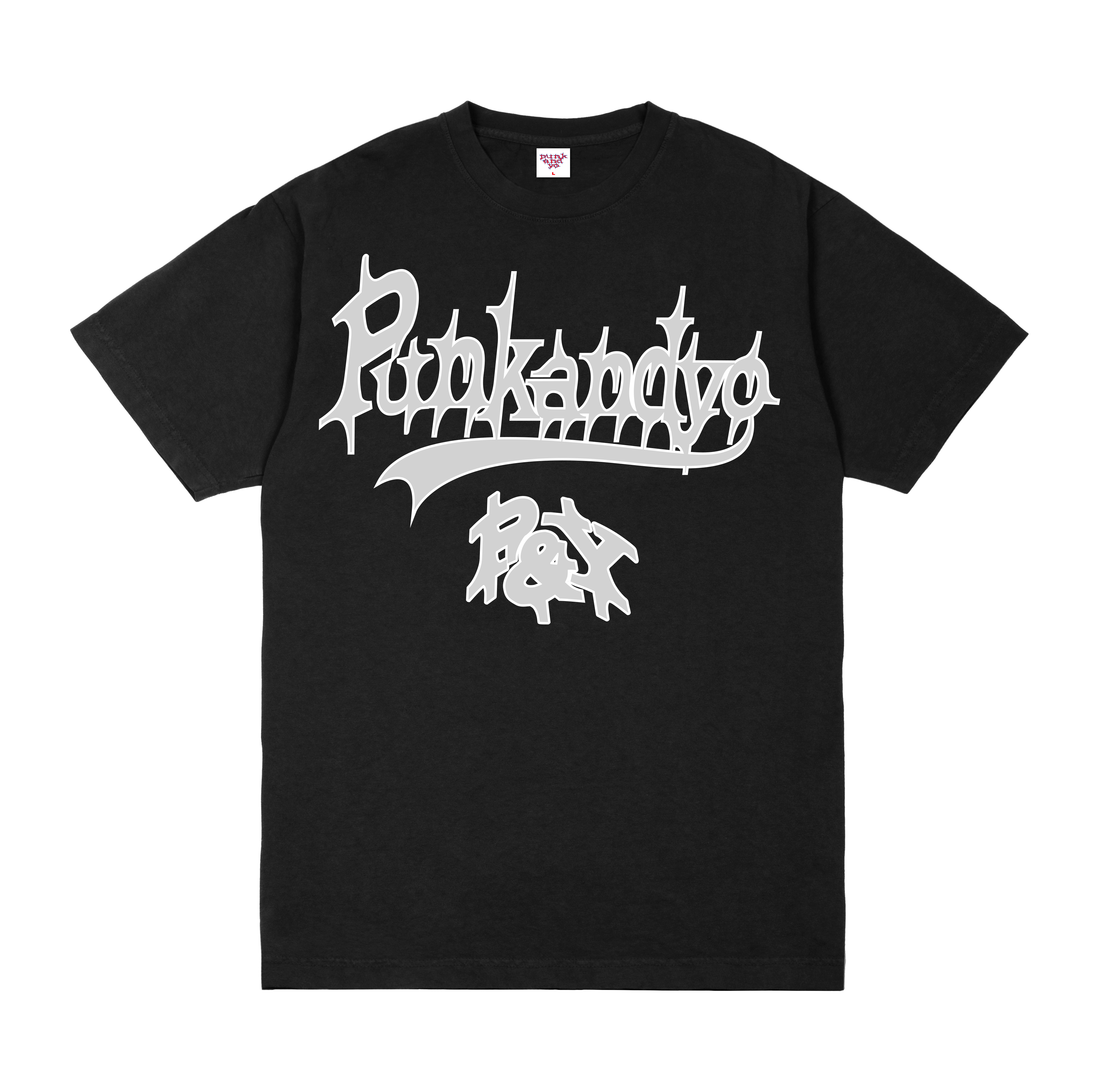 VARSITY SCRIPT TSHIRT BLACK – PUNKANDYO