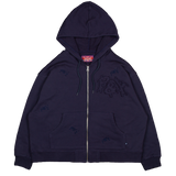 AEH ZIP HOODIE NAVY