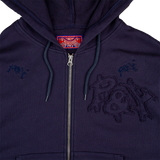 AEH ZIP HOODIE NAVY
