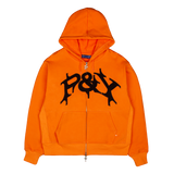 P&Y ZIP HOODIE ORANGE