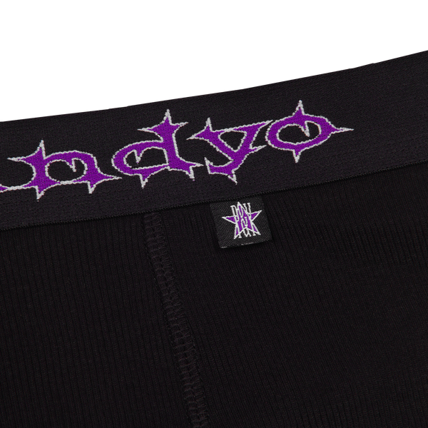 BADBLOOD♥ Classic Logo Pointel Micro Boxer Short Badblood Classic Logo Pointel Micro Boxer Shorts - White