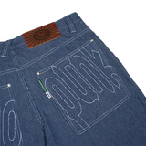 STRIPED BLUE SHORTS
