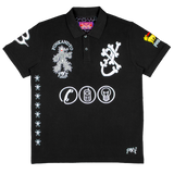 ZIRCHI POLO BLACK