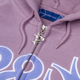 P&Y ZIP HOODIE PURPLE