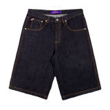 VARSITY DENIM SHORTS INDIGO