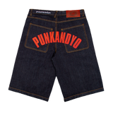 VARSITY DENIM SHORTS INDIGO