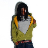 1960 THERMAL LINED ZIP HOODIE GREEN