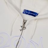 P&Y ZIP HOODIE WHITE