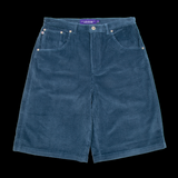 CORD SHORTS BLUE